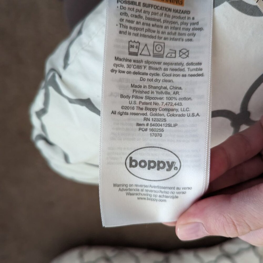 Boppy Pregnancy Pillow Neutral Colored Body Lounge Pillow - Picture 2 of 2